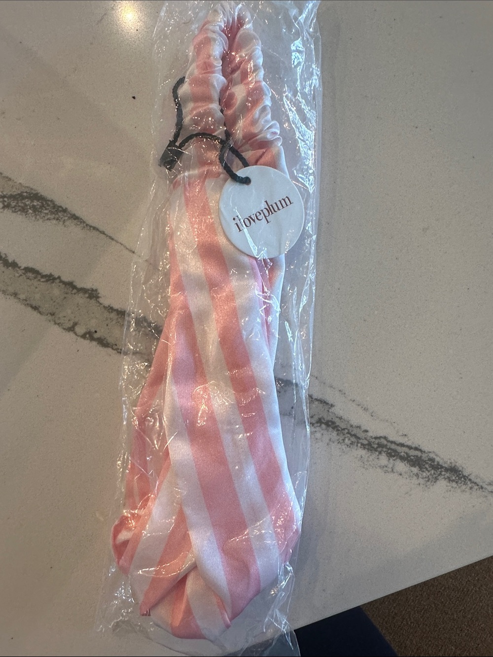 iloveplum Pink & White Striped Kids Headband
